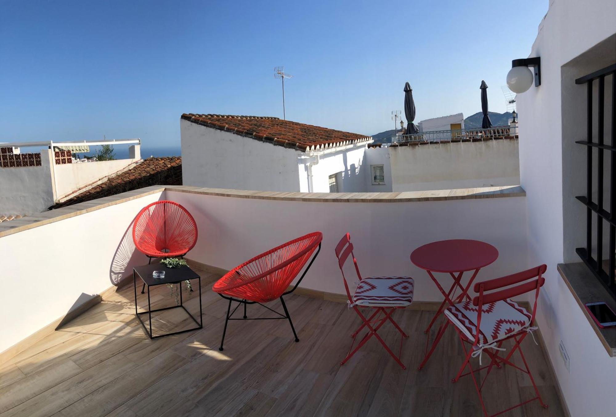 Cerezo'S House - Terrace & Jacuzzi Villa Frigiliana Luaran gambar